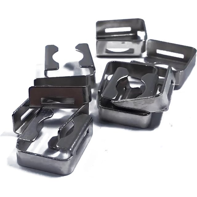 4/10pcs Fuel Injector Metal Retaining Clip Oil rail buckle 61001