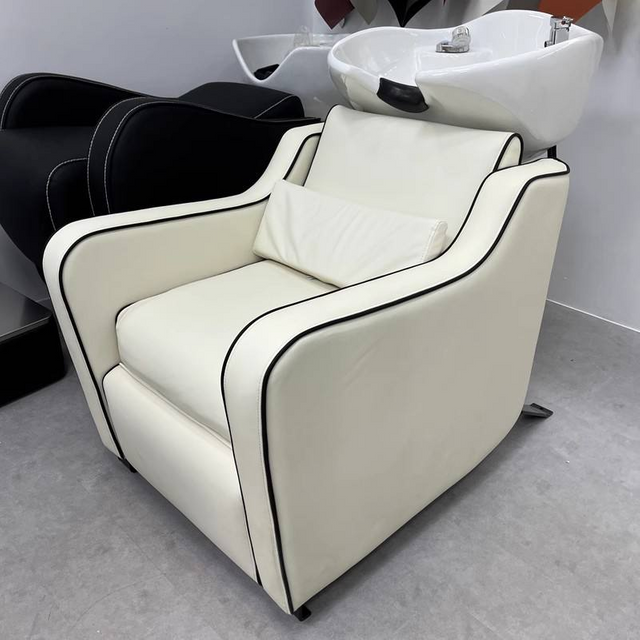 Classic Hot Sale Customizable Shampoo Bed Salon Shampoo Chair Equipped with Hot and Cold Water Pipes