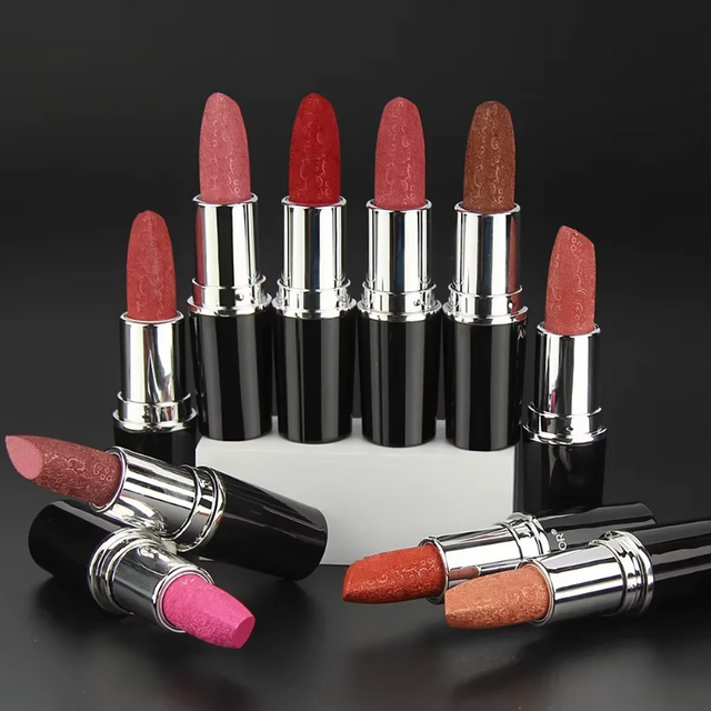 Fine Glitter Lipstick Quicksand Gold Lipstick Non-sticky Non-fading Lipstick Pearlescent Long-lasting Silky Mermaid Lipstick