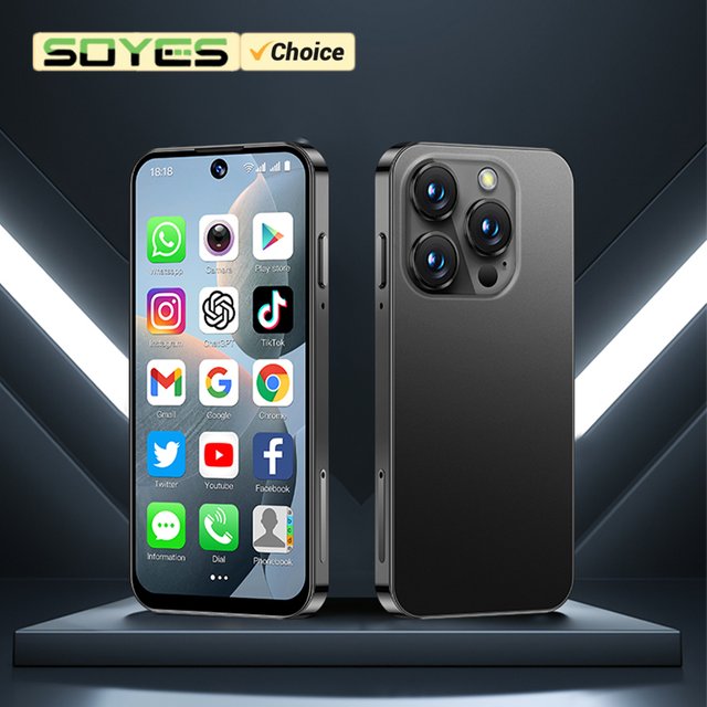 SOYES XS19 Mini Smartphone 3.88 pouces 2GB RAM 16GB ROM Android10.0 avec reconnaissance faciale double SIM veille réseau 3G petit téléphone