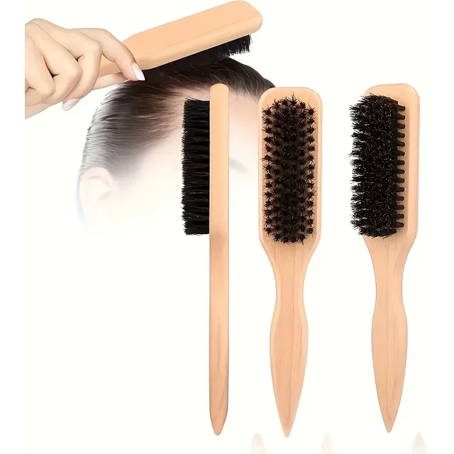 Wooden Hair Brush Paddle Brush Scalp Massage Brush for Hair Styling Detangling Anti-Static Hairbrush for women Men