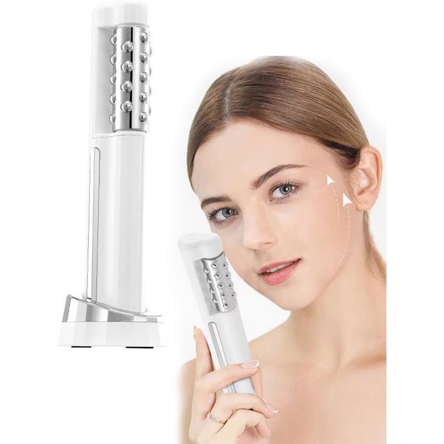 2026 Latest Facial Rolling Massager Device Heated Roller Firming Face EMS 360 Rotating Wrinkle Remover Improve Facial Depression