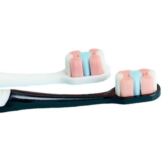 10000+roots Fine Bristles Adults Toothbrush Family Specific Couple Travel Set High-quality High Density Plant Bristle Toothbrush