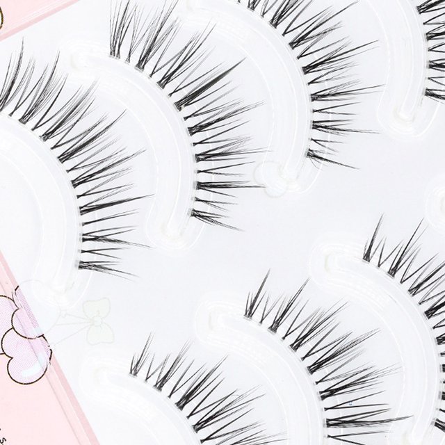 Full Strips Fake Eyelashes individual Natural Curly Black 9-13mm Mixed C Curl Airy Whiskers for women makeup accessories