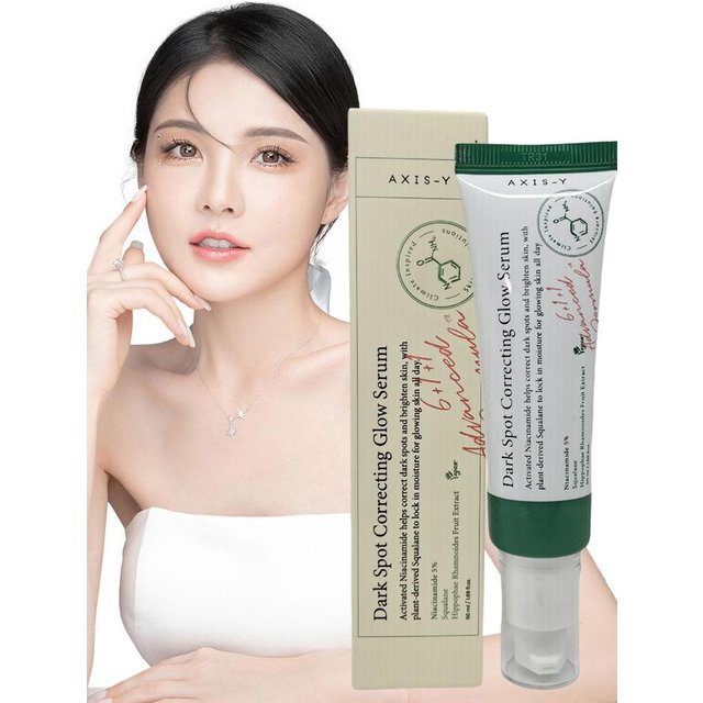 AXIS-Y Dark Spot Correcting Glow Serum 5% Niacinamide Essence Face Dark Spot Remover Lightens Pigmentation Spots Skin Care