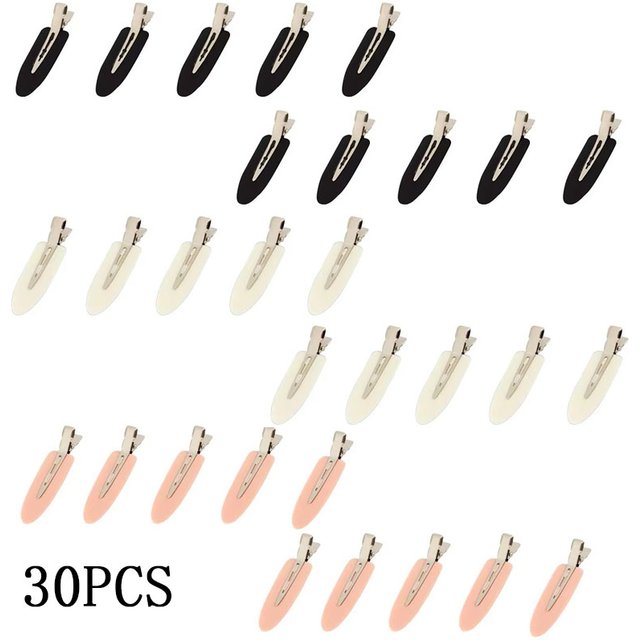 30pcs/Set Basic No Crease Hair Clips for women Girls Hair Styling Makeup No Bend Hairpins Barrettes Fashion Hair Accessories