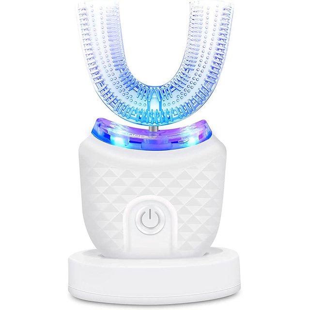 Electric U Shaped Type Toothbrush 360 Degrees Ultrasonic Adults Whitening Silicone Automatic Electric Toothbrush