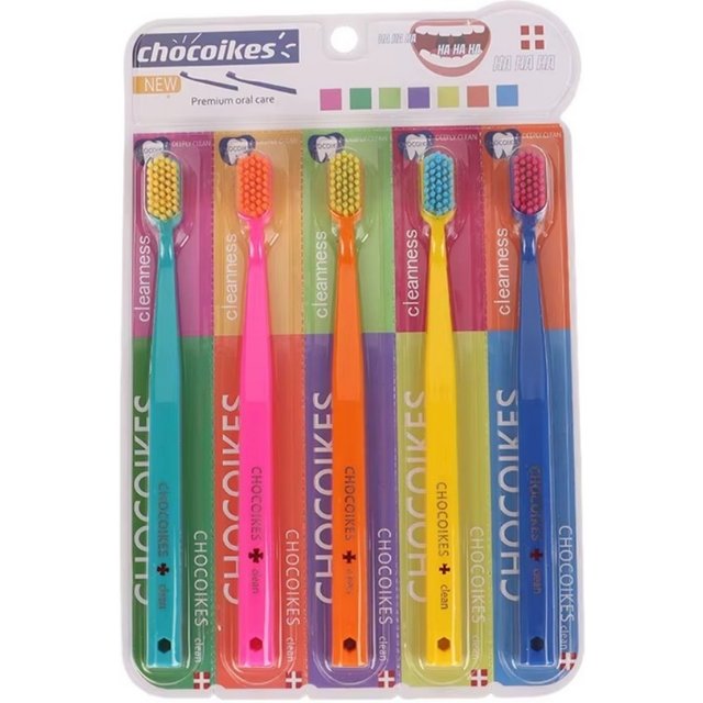 5pcs Soft Toothbrush Macaron Color Series Household Toothbrush Orthodontic Adult Toothbrush Ideal Choice For Travel and Hotels