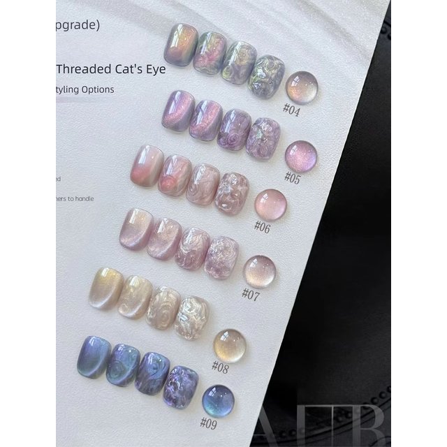MIANEL 2026 New 10ml Pearl Aurora Thread Cat Eye Gel Salon DIY Nail Polish Magnetic Effect Long Lasting Shine