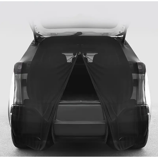 Tailgate Mosquito Net, Sunscreen Magnetic Tailgate Sunshade Net, Sunshade, Magnetic Fly Proof Net, Roof Camping Mosquito Net