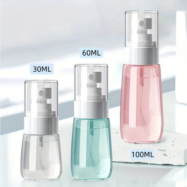 Vaporisateur portable transparent pour voyage, 30/60/100ml, vaporisateur de parfum, brumisateur, tonificateur, pour tous les jours, HI
