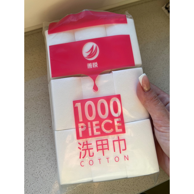 1000/500/100pcs Nail Wipe 100% Cotton Pads Lint Free Gel Nail Polish Removers Cotton Pads Manicure Wipes Nail Art Cleaning Tools