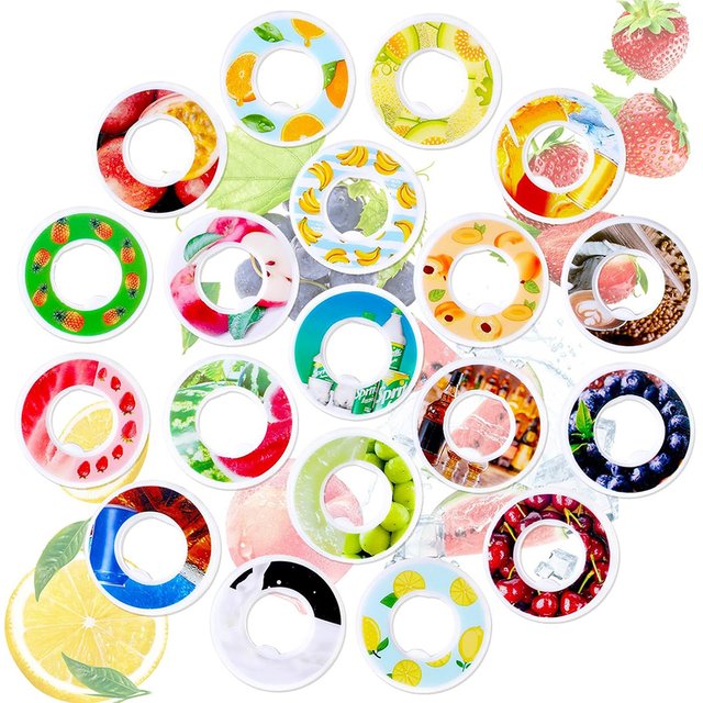 1 pièces dosettes de saveur d'air bouteille d'eau bouchons de saveur dosettes de parfum de fruits