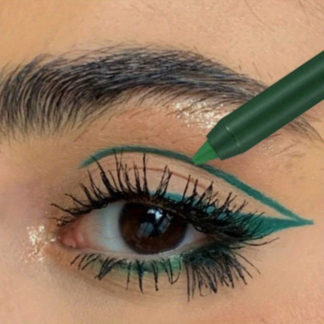 Crayon Eyeliner Gel mat lisse vert noir, séchage rapide, imperméable, Anti-transpiration, stylo