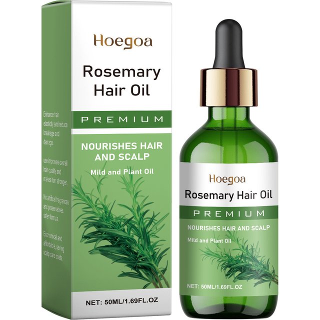 HOEGOA Rosemary Hairs Essential Oil Promoting Growth Preventing Loss Nourish Scalp Enhance Elasticity Hair Cares Essential Oils