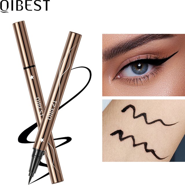Crayon Eyeliner liquide imperméable à séchage rapide, stylo de précision longue durée, Eyeliner