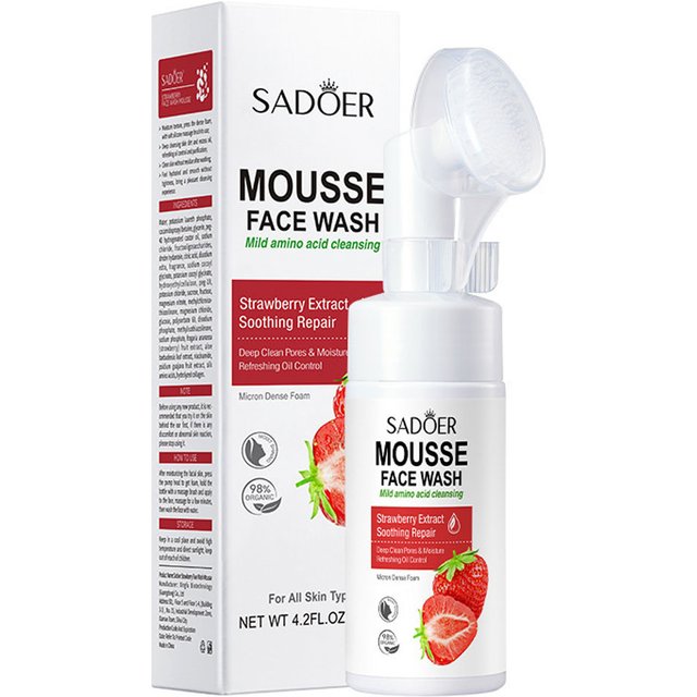 Vitamin Amino Acid VC Facial Cleansing Mousse Cleansing Foam Fruit Facial Cleanser