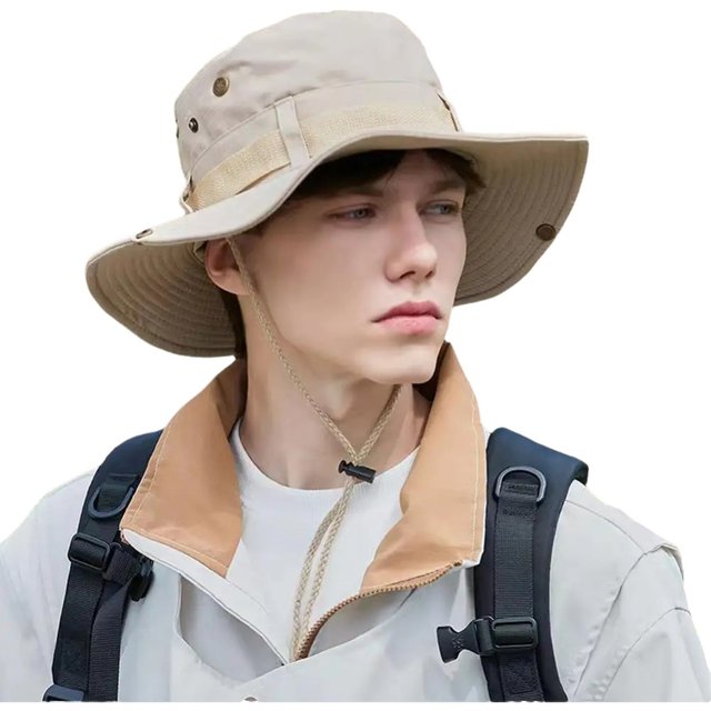 Outdoor Sports Hiking Camping Sunscreen Hat UV Protection Face Sun Protcet Cap Visor Bucket Hat Fisherman Hat