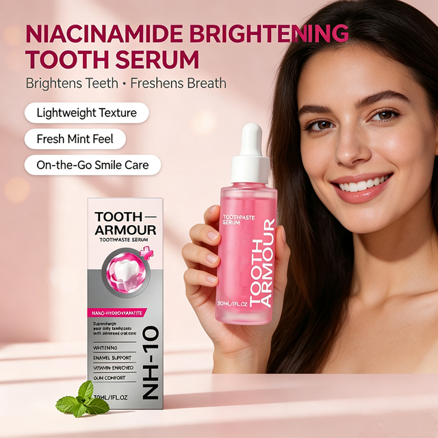Tooth Armour NH-10 Toothpaste Serum Nano-Hydroxyapatite Teeth Brightening Essence Fresh Breath Enamel Protect Oral Care Serum