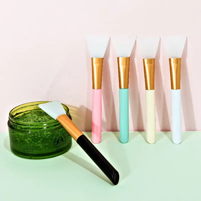 1/4/5/6-Pack Advanced Silicone Facial Mask Brush - Mild and Soft, Suitable for All Skin Types, Formaldehyde Free