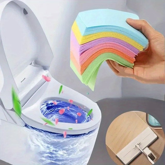 30 tablettes nettoyantes pour toilettes et sols au parfum de jasmin, formule à l'acide citrique sans fumée - Facile à nettoyer et à éclaircir