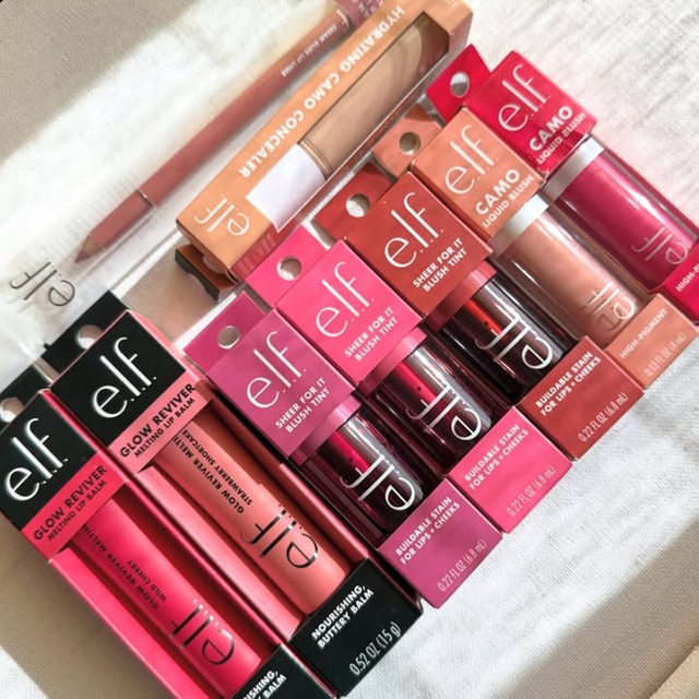 Elf New Sheer for It Blush Tint Dual-use Liquid Blush Lip Gloss Sheer Tone Smooth Texture Nice Glow for Lip Cheek Daily Makeup