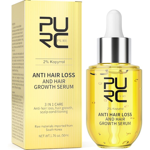 PURC Fast Hair Growth Products for men Women Ginger Hair Regrowth Thicken Serums Thinning Hair Loss Treatment Oil Hair Care