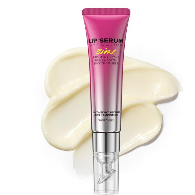 8g 3-in1 Lip Balm Moisturizer, Long-Lasting Hydrating Lip Care Stick, Non-Sticky Natural Brightening Soothing Tinted Lip Gloss