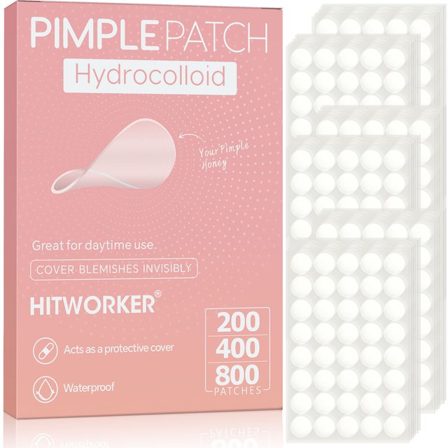 200/400/800 szt. Hydrokoloidowe plastry na pryszcze, niewidoczne naklejki na wypryski, pochłaniające sebum, pielęgnacja twarzy