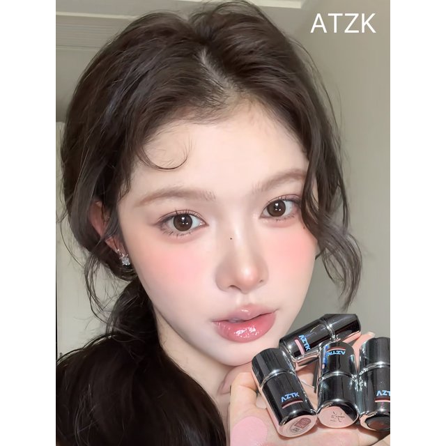AZTK Liquid Blusher Jello Color Powder JC04 Moisturizing Highlight Beauty Expands Contracts Cheek Matte Face Makeup
