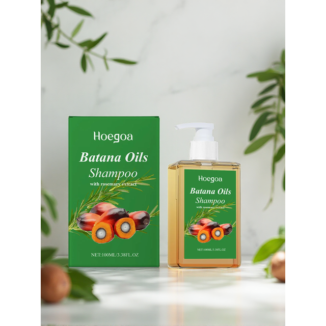 Organic Batana Oil Shampoo Natural Hair Care Rosemary Argan Oil Nourishing Scalp Care Shampoo for Smooth Shiny Healthy Hair
