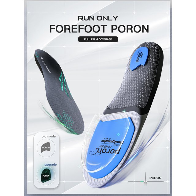 Maigaole Sports Insoles for men, Shock-Absorbing, Sweat-Absorbing, Deodorant, Breathable Poron Thickeneded High-Elastic Basketball Cushioning Aj1 Air Cushion