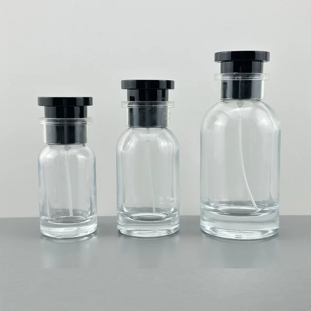 Bouteille de parfum à baïonnette vide en verre, vaporisateur rechargeable de 30ml, Portable, pour voyage, échantillon de parfum cosmétique, 50ml, 100ml