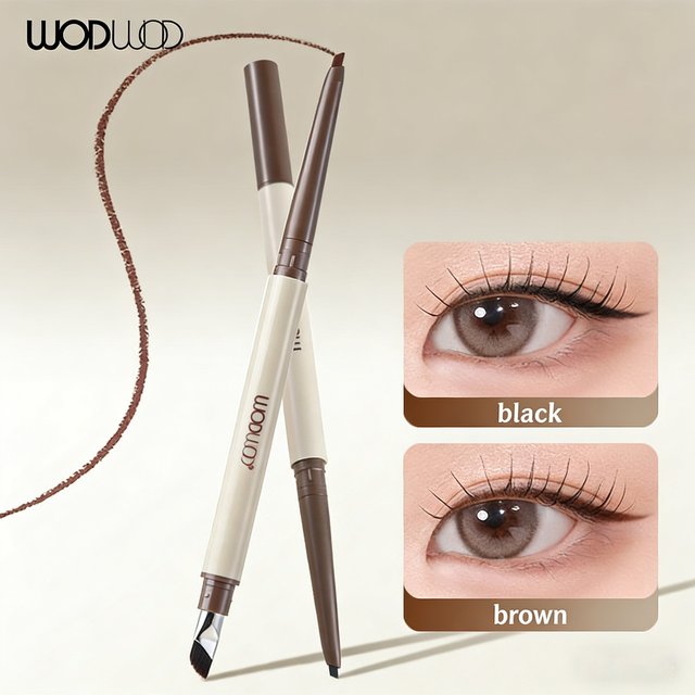 Matte Brighten Lying Silkworm Eyeliner Gel Pen Waterproof Quick Drying Pink Black Ultra Fine Eye Shadow Pen Not-Smudge Makeup