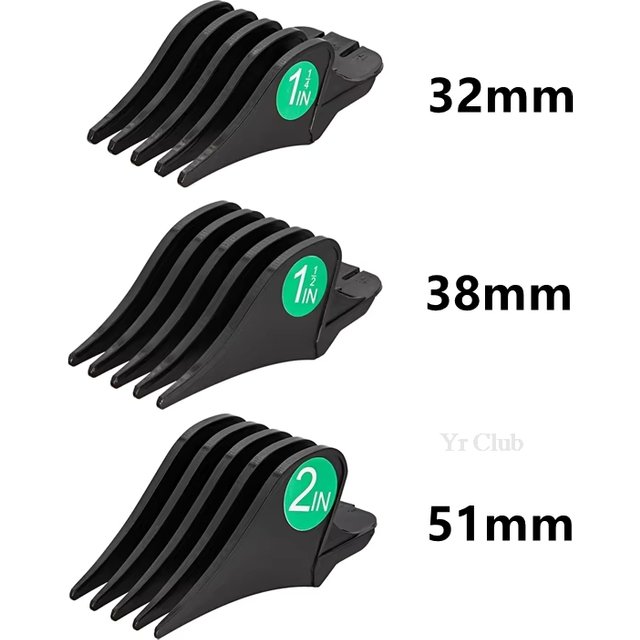 Peigne à grand limite 32mm 38mm 51mm pour tondeuse à cheveux Wahl, protections pour salon de coiffure, Guide de coupe, accessoire de tondeuse électrique Y0504