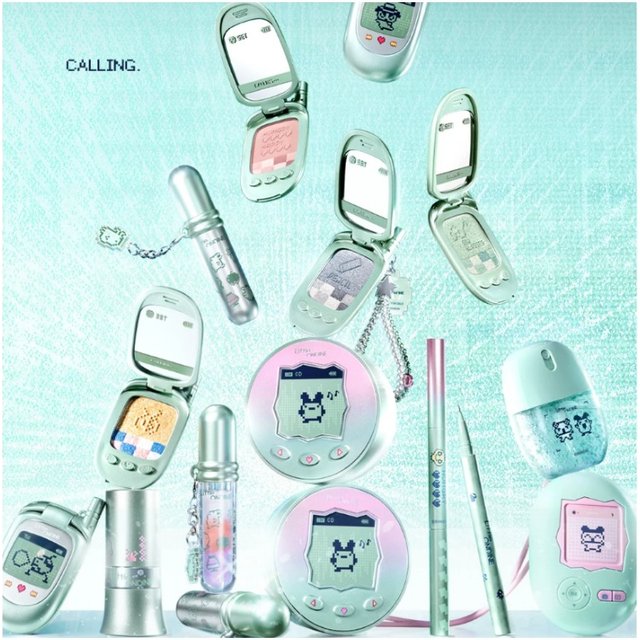 Little Ondine All in Makeup Kit Pearl Eyeshadow,Blush Cream Lipstick,Setting Powder,Eyebrow & Eyeliner Pencil Essence Spray