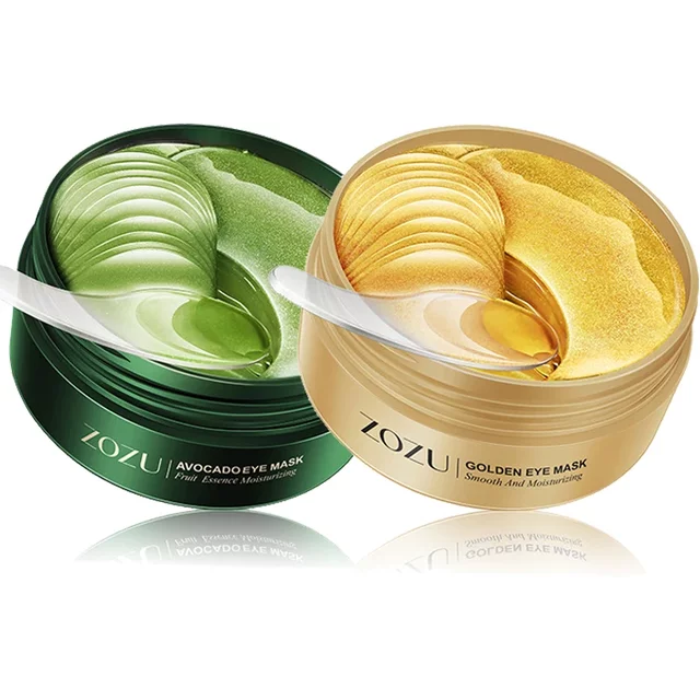 120/60pcs Avocado Golden Collagen Eye Mask Anti Dark Circles Eye Bags Moisturizing Anti Wrinkle Eye Patches Skin Care Products