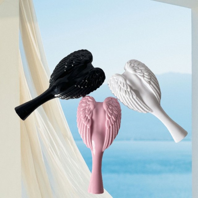 Professional Mini Tangle Angel Hairbrush Comb Anti-static Hair Brush Detangling Air Cushion Comb For Salon Hairdressing Tools