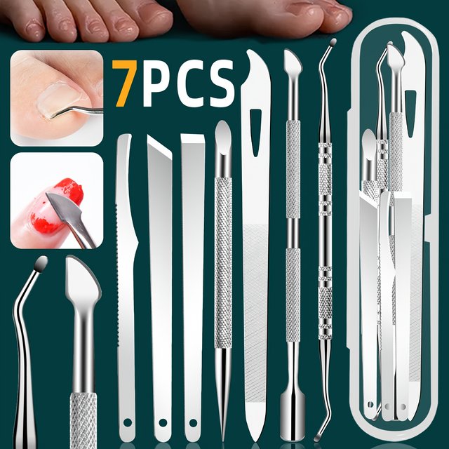 4/7pcs Manicure And Pedicure Set Professional Stainless Steel Nail Care Kit for Hands,toenail trimming,And Cuticles,Perfect Gift