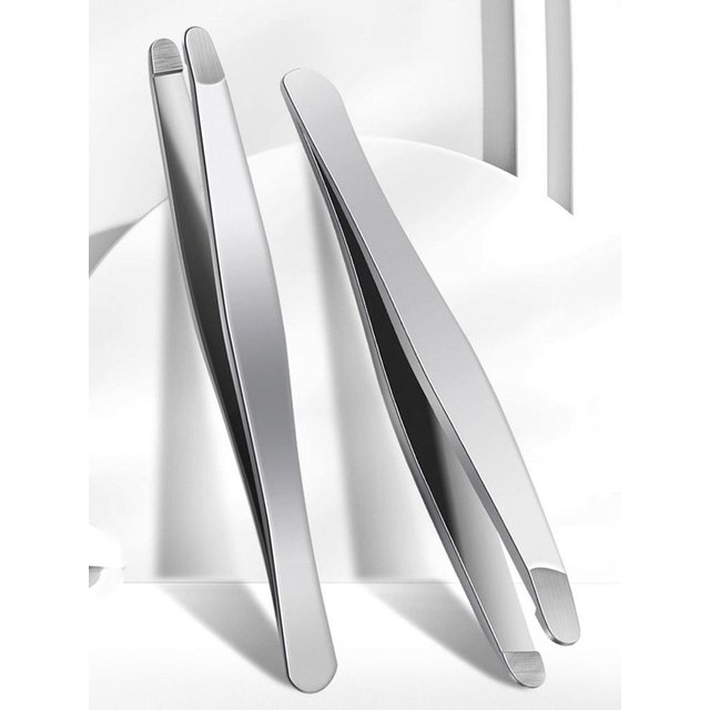 Eyebrow Tweezers Non-slip Makeup Remover Tweezer Tools Stainless Steel Face Hair Women Removal Clip