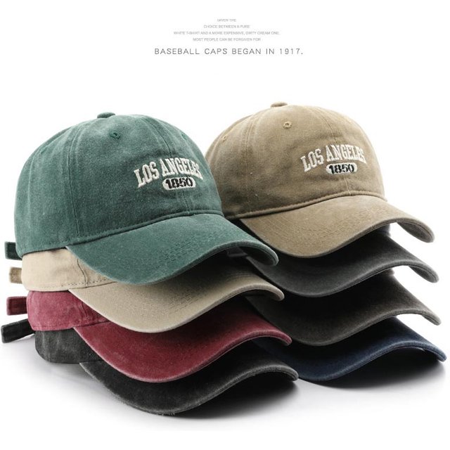Fashion Casual Baseball Cap for women Men Cotton Soft Top Hats Unisex Los Angeles Embroidery Snapback Hat Hiking Sunscreen Caps