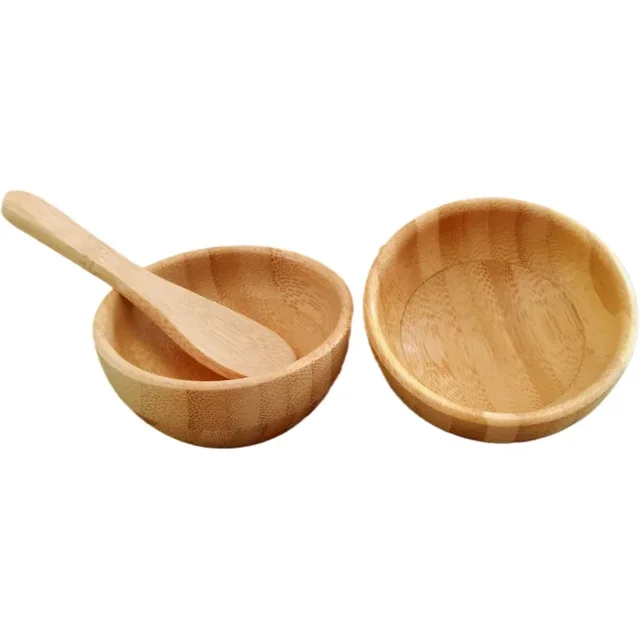 1/2/3PCS Women Lady DIY Facial Mask Kit Face Mask Bowl Mixing Stick Spoon Spatula Kit Cosmetic Beauty Tool Skin Care