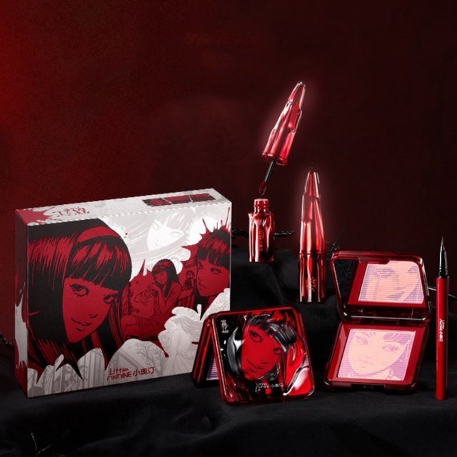 Little Ondine All-in-One Makeup Gift Box Lipstick Blush Mascara Eyeliner Full Face Beauty Kit,Perfect Birthday Gift for women