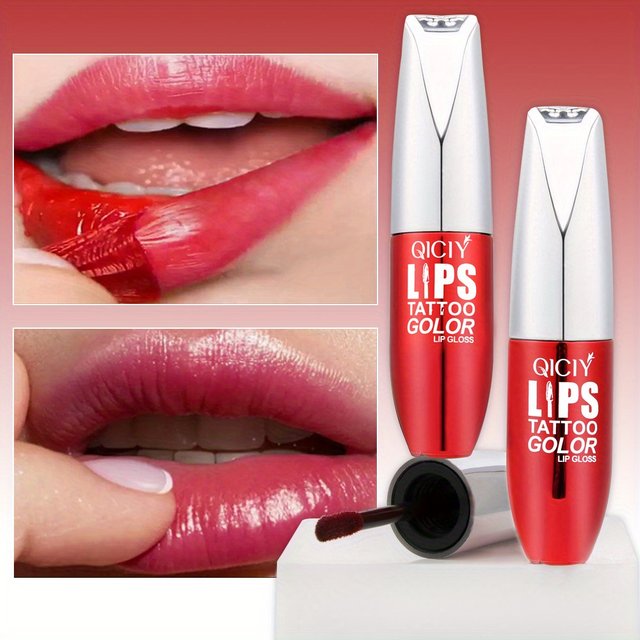 Tear lip gloss, easy to color, moisturizing and long-lasting, non-stick cup tear lip gloss