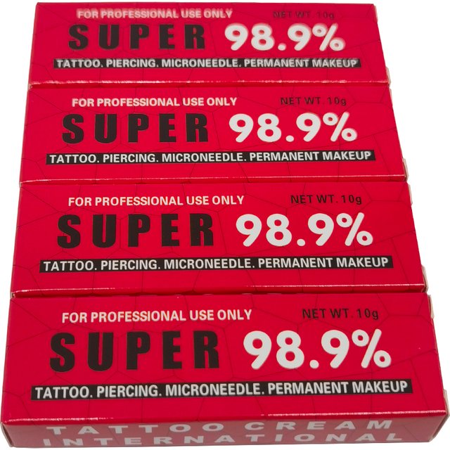 New Red Super 98.9% Tattoo Cream 10g Before Permanent Makeup Microblading Eyebrow Lips Auxiliary Cream
