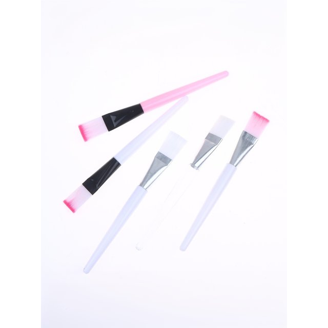 16Pcs Facial Mask Brushes Soft Nylon Bristles Plastic Handles Professional Cosmetics Skin Care Applicator Tools