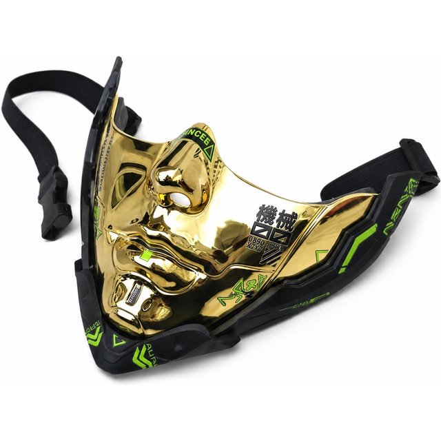 Mechanical Face Cyberpunk Mechanical Face Mask Robot Style Decorative Design Futuristic Mask Cyberpunk Style Futuristic Sci Fi