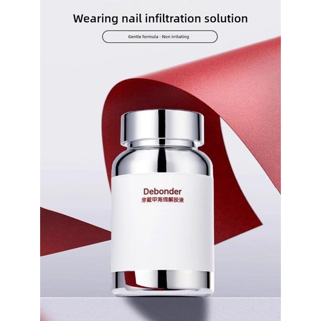 Professional Nail Polish Remover Gel Nail Glue Remover Glue Off for False Nails No Damage Press-on Nails Removal