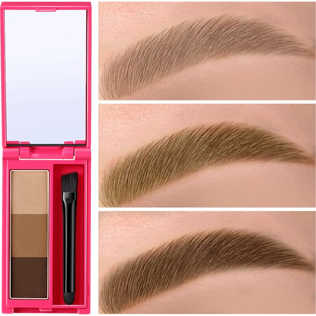 Waterproof Professional Eyebrow Powder Black Brown Coffee Lasting Eyeshadow Eye Brow Palette with Brush Eyebrow Pencli Eye Brows