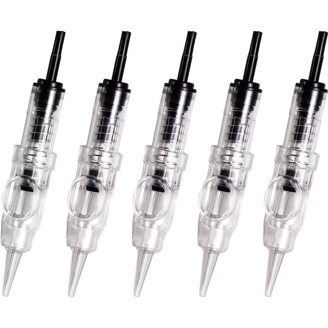 10/20/50/100Pcs Sterile Tattoo Cartridge Needles Tattoo Lips 1RL/2RL/3RL/5RL/7RL/3F for Permanent Makeup Pen Eyebrow Lip Machine